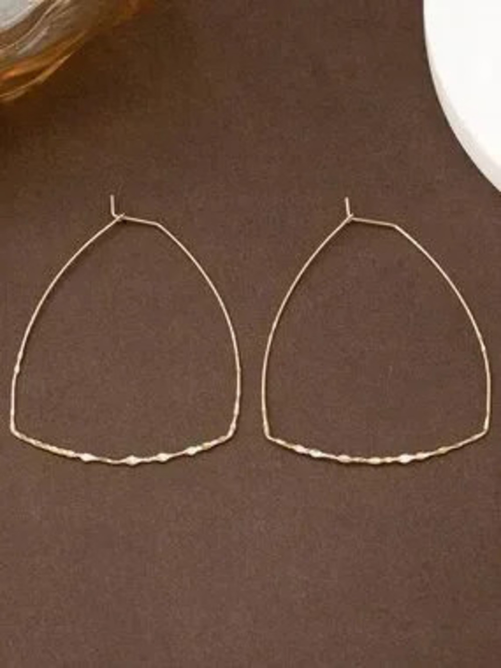 Geo hoop earrings N2462